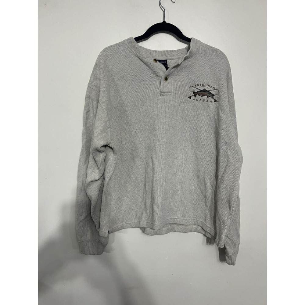 Vintage Camp Jackson, Mens Medium Ketchikan Alaska Embroidered Fishing,shirt
